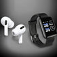 Bluetooth Wireless Earbuds & Smart Watch Combo – Pack of 2