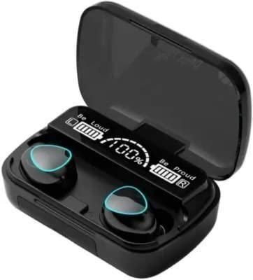 M10 TWS Wireless Earbuds with Touch Control | Bluetooth Stereo Headphones, Noise Cancellation, Digital Display – Black