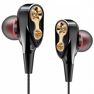 4D Bass Wired Earphones – High-Quality Sound & Deep Bass