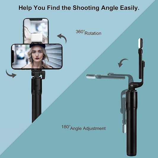 3-in-1 Selfie Stick Tripod with Bluetooth Remote